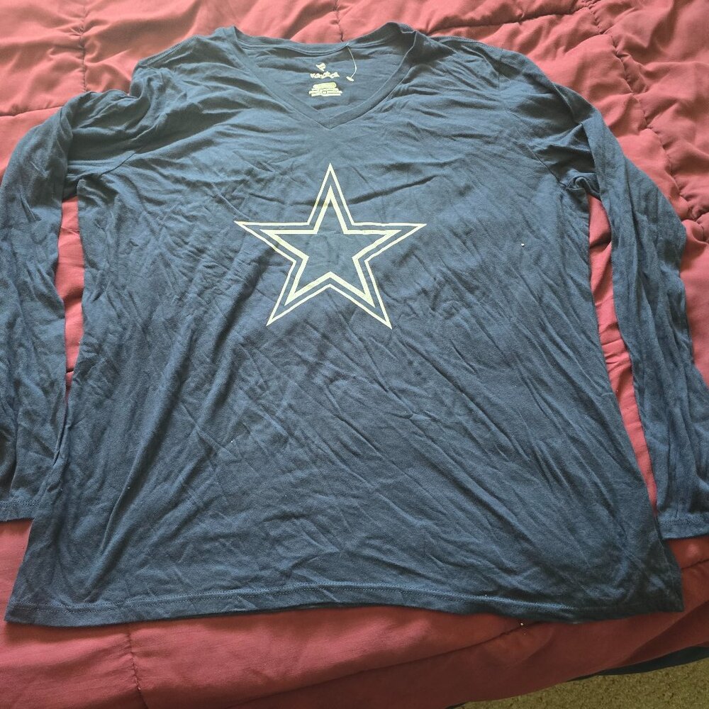 Fanatics Woman NFL Dallas Cowboys Long Sleeve Shirt-2XL